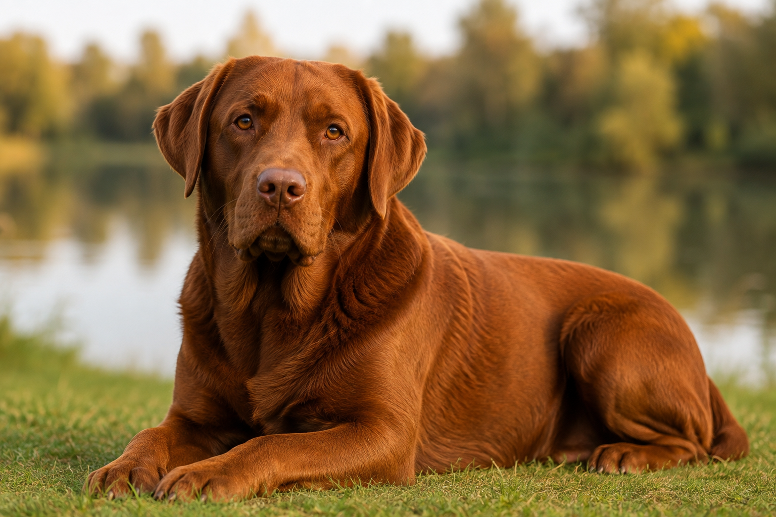 Red Colored Labrador Retrievers